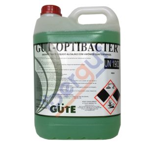 GUT-OPTIBACTER – DESINFETANTE LÍQUIDO ALCALINO COM AMÓNIOS QUATERNÁRIOS.